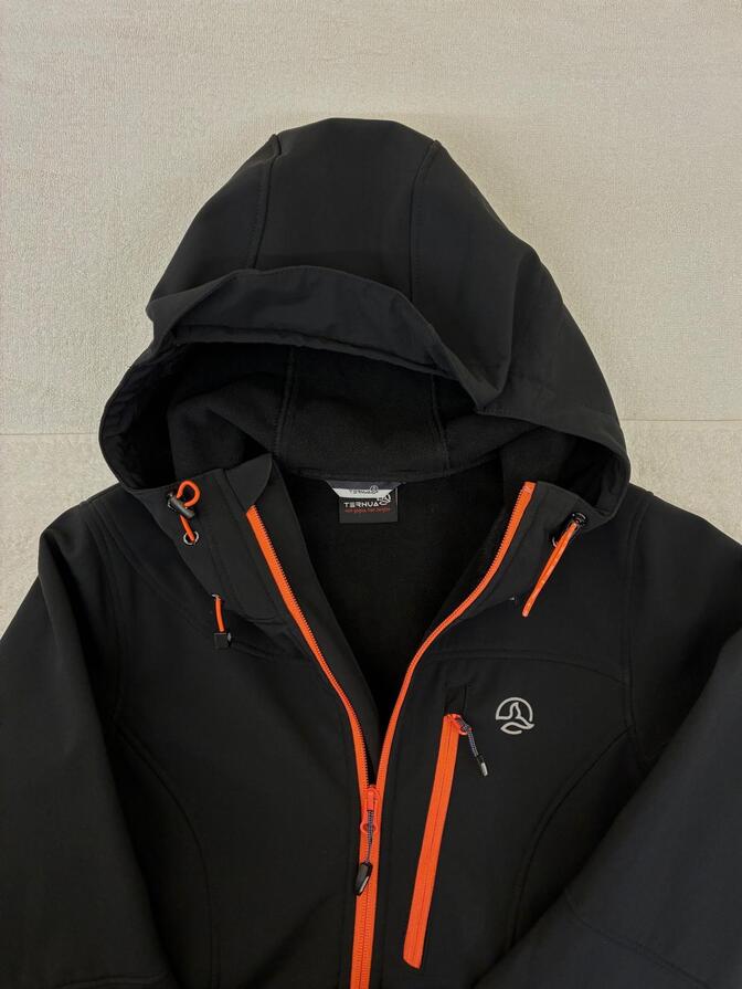 Anorak cremalleres taronja